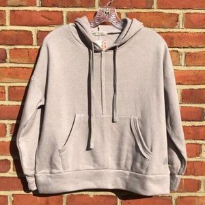 Free People Movement Grey Work It Out Hoodie